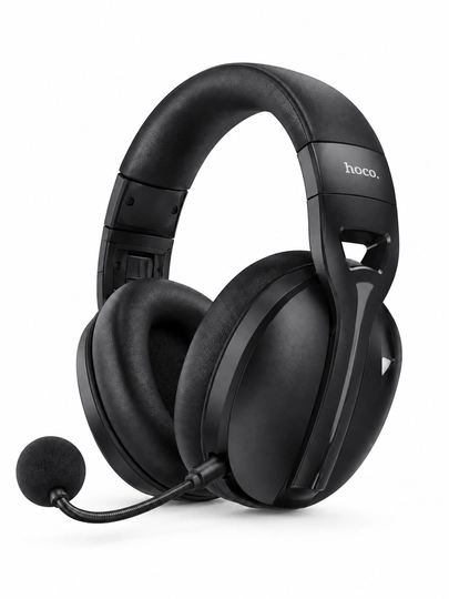 Hoco W114 o‘yin quloqchinlari, Bluetooth 5.4, 2.4G, yechiladigan mikrofon