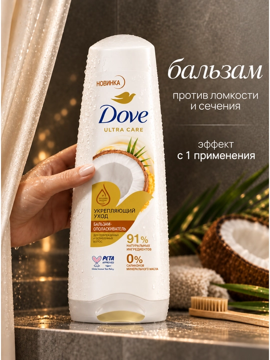 Balzam Dove 350 ml, 5 dona