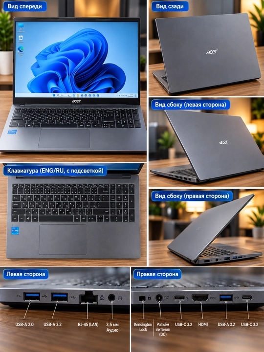Acer Gadget E10 — Intel Core i5-1235U, 16GB DDR4, 512GB SSD, 16″ WUXGA IPS, Windows 11 Pro