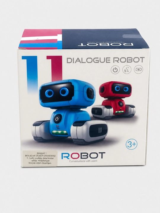 Interaktiv robot Dialogue Robot LZZ ovozli boshqaruv, yurish va yoritish bilan