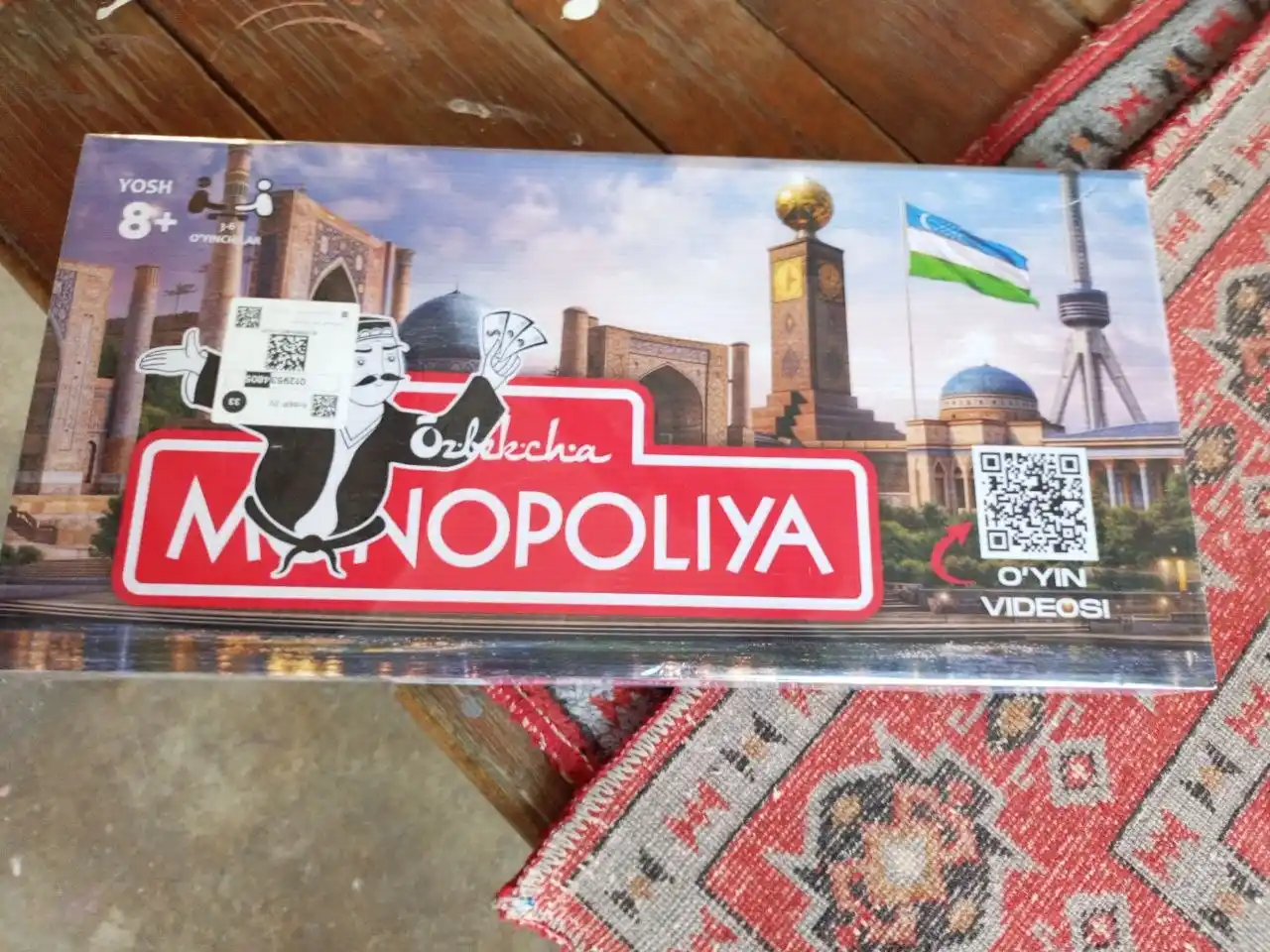 O'zbekcha Monopoliya - Intellektual stol oyini, oila va dostlar bilan oynash uchun