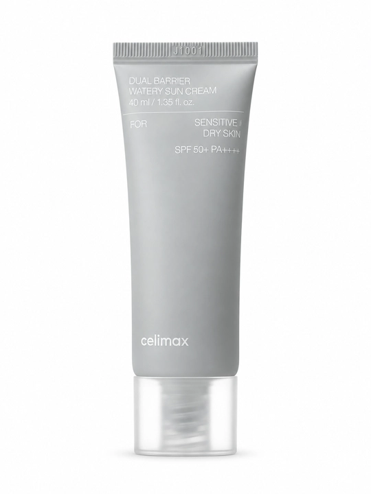 Celimax Dual Barrier yuz uchun namlantiruvchi quyoshdan himoya kremi, 40 ml - 