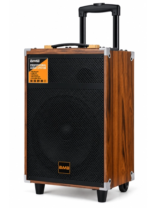 BMB B-Q8 portativ Bluetooth kolonka, mikrofonli, USB/TF, FM Radio