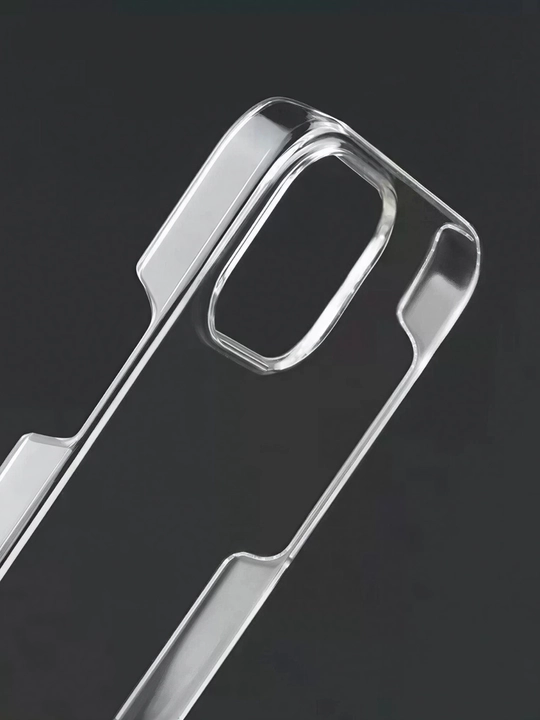 IPhone XR,XS,11,12,13,14,15,16,17 Pro, Max прозрачный чехол без рамки