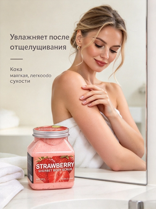Malinali sorbet skrab 500ml, mayda zarracha, teri namlash