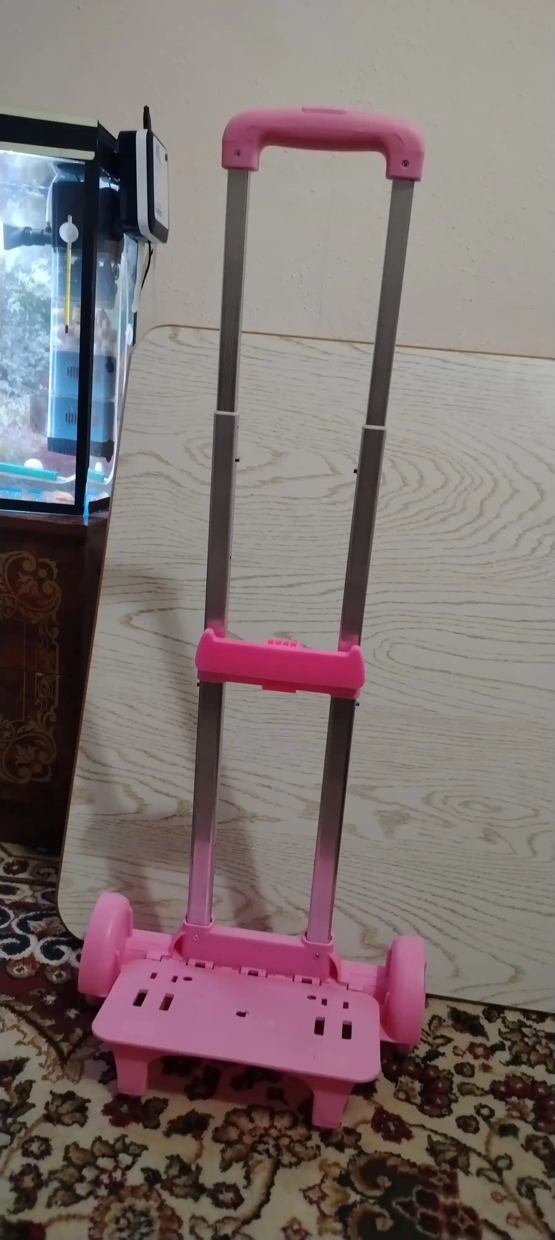 Maktab ryukzaklari uchun yig‘ma g‘ildirakli aravacha + qo‘shimcha universal mahkamlagich