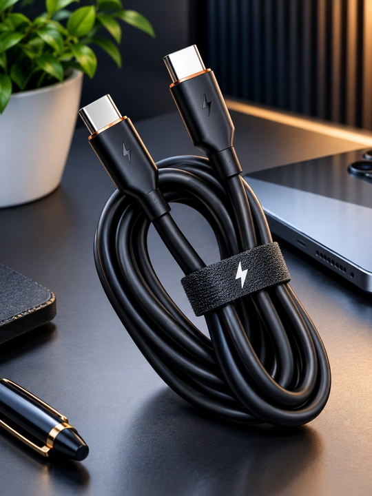 Кабель USB-C , силиконовый, для зарядки и передачи данных, быстрая зарядка, USB-C — USB-C