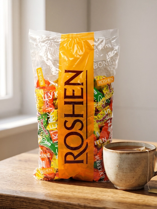 Karamel Roshen Shipuchka kukunli to'ldiruvchi bilan, 1 kg - 