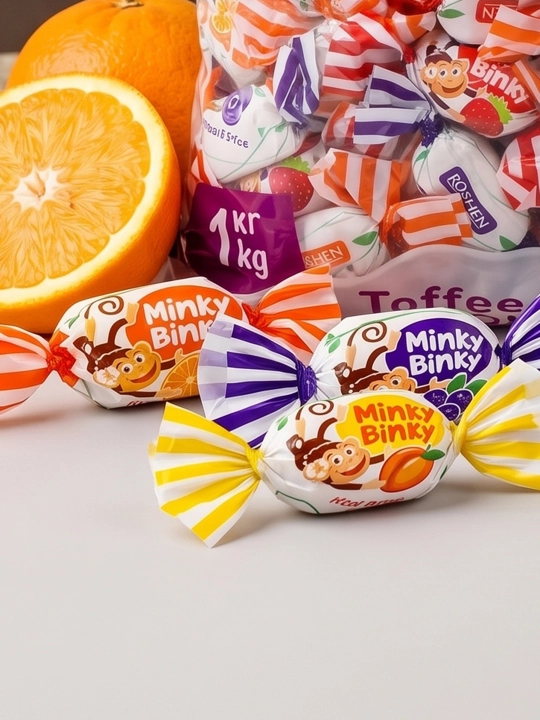 Iris Roshen Minky Binky jele bilan to'ldirilgan, 1 kg
