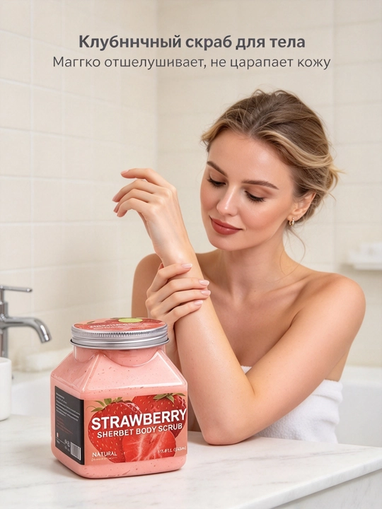 Malinali sorbet skrab 500ml, teri silliqlash va yoritish - 