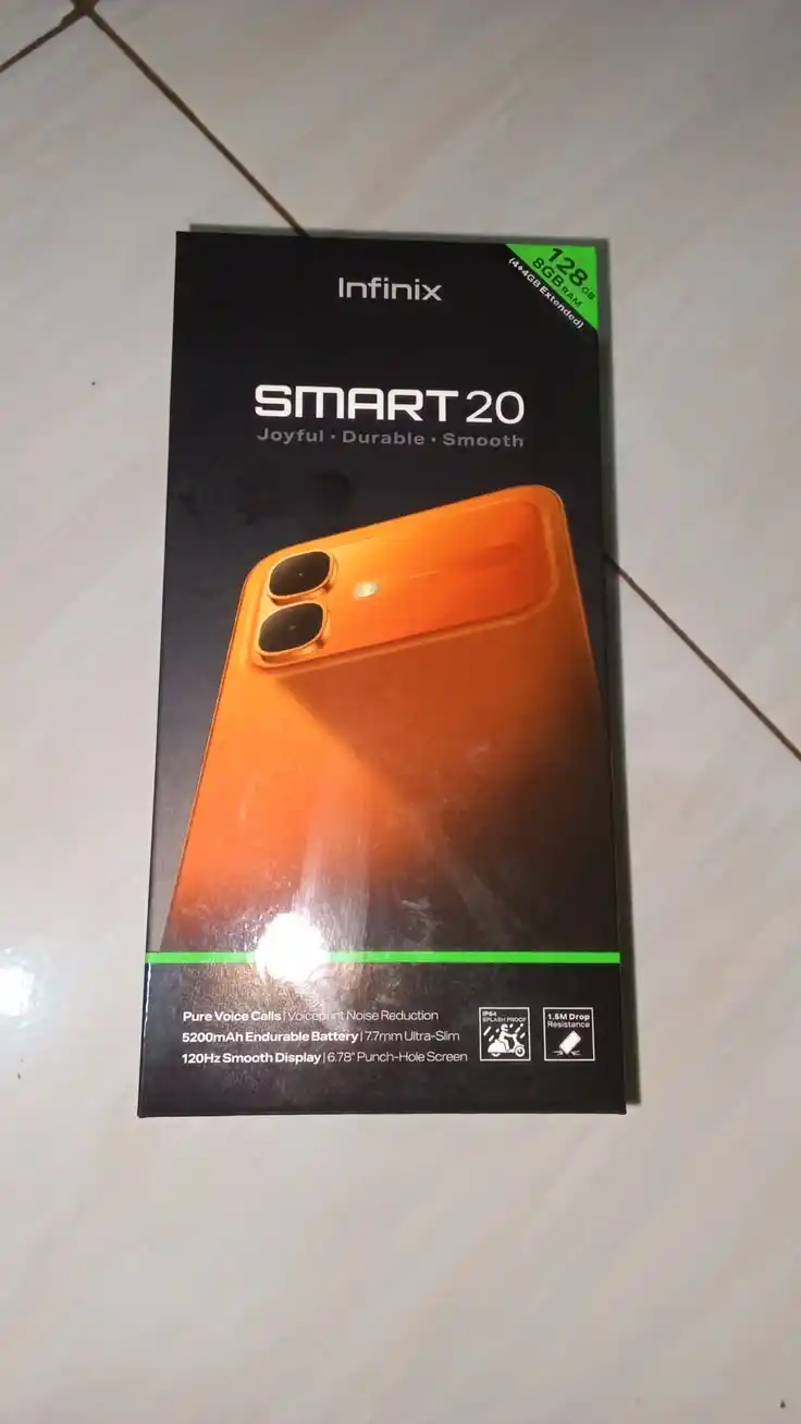 Смартфон Infinix Smart 20, 5200 мА·ч, 6.78″ HD+ IPS LCD 120 Гц MediaTek Helio G81 Ultimate