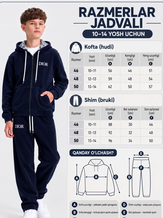 O'g'il bolalar uchun sport kostyumi, sportivka bolalar uchun, bolalar uchun kiyimlar