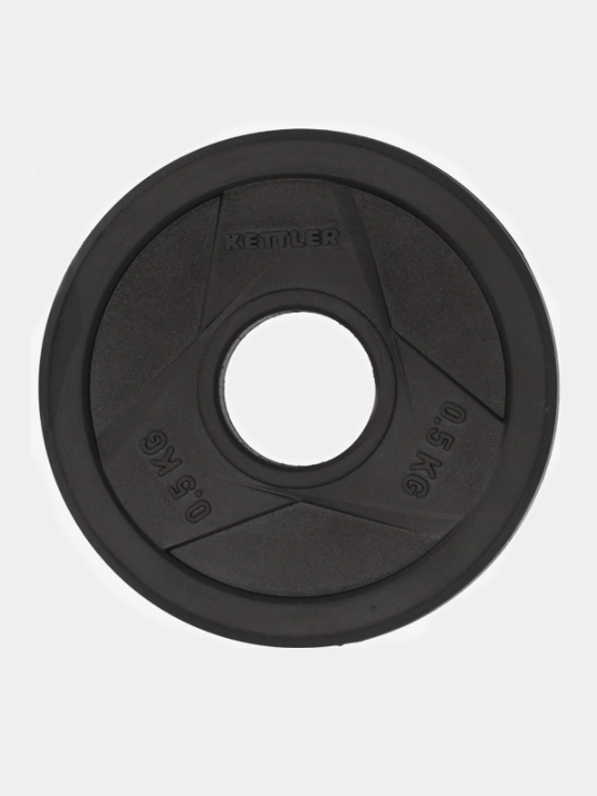 Диск чугунный обрезиненный KETTLER, 0.5 кг - 