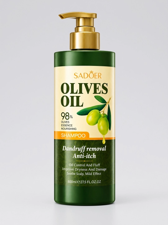 SADOER Olives Oil — шампунь с оливковым маслом, 500 мл
