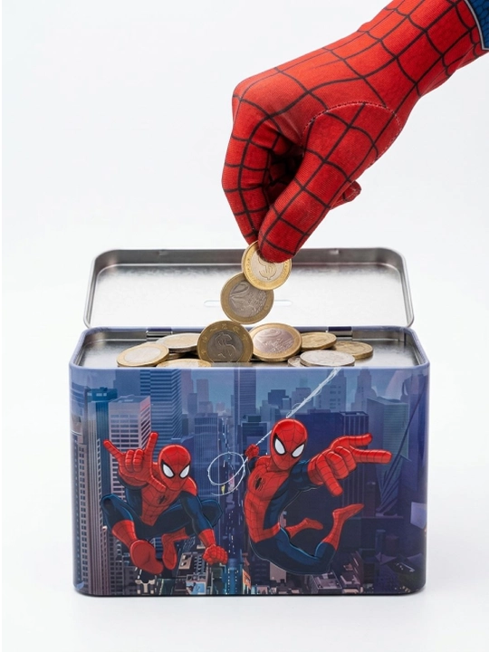 : Bolalar uchun temir jamgʻarma qutisi, Chelovek-Pauk / Spiderman - 