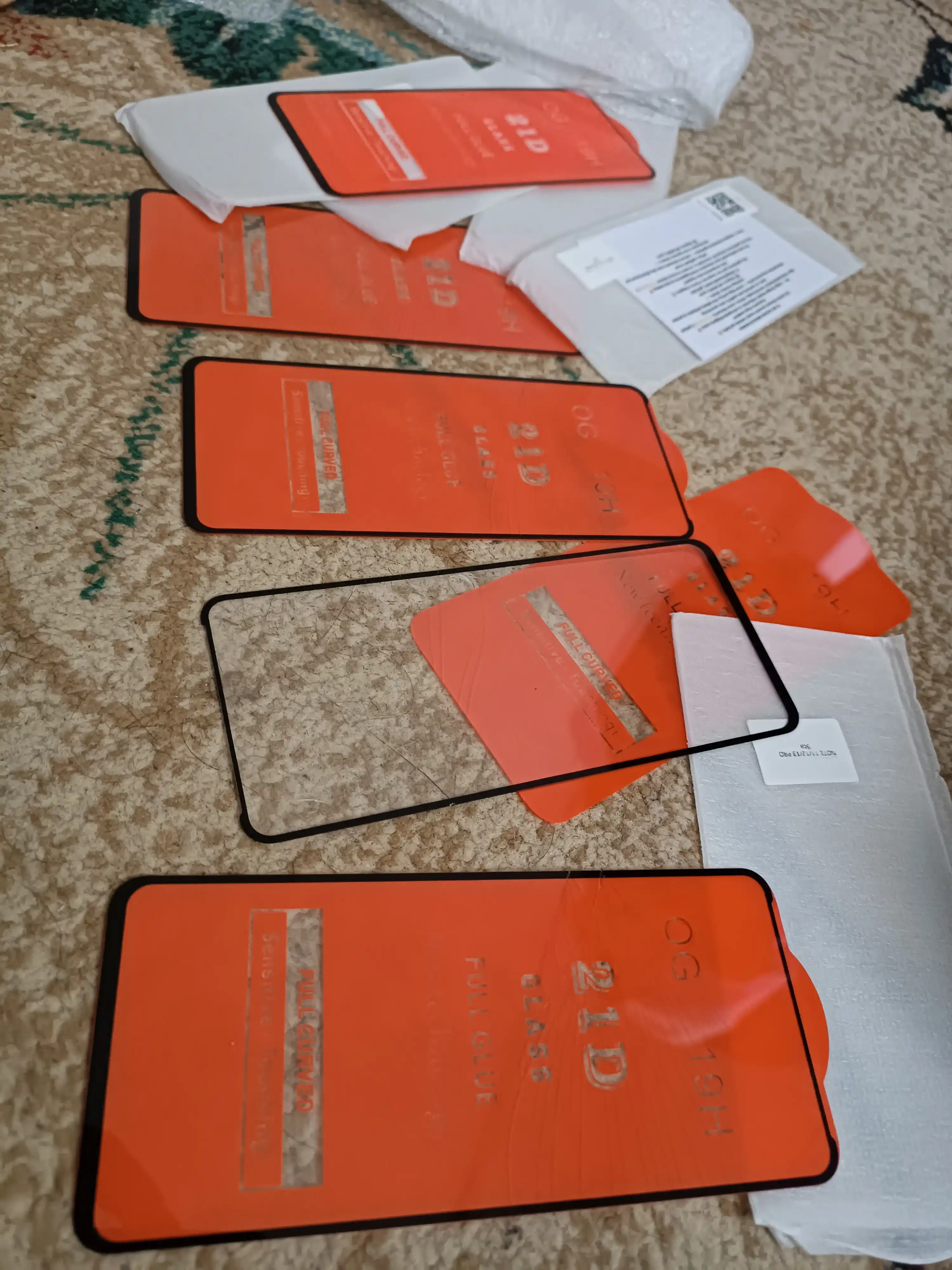 Redmi - 4, 5, 6, 7, 8, 9, 10, 11, 12, 13, 14, NOTE, NOTE PRO, NOTE PRO uchun himoya oynasi