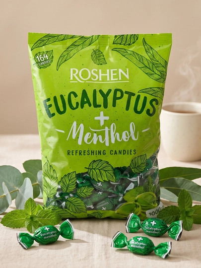 Konfetlar Roshen, evkalipt-mentol, 1 kg - 