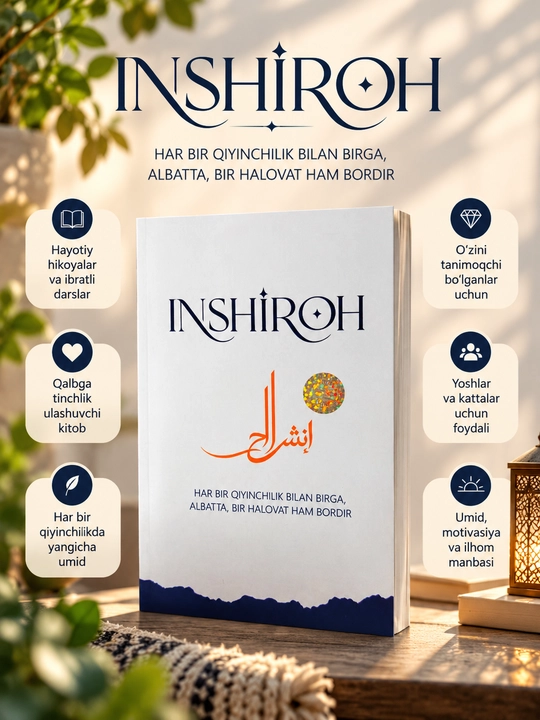 Inshiroh — Har bir qiyinchilik bilan birga, albatta, bir halovat ham bordir