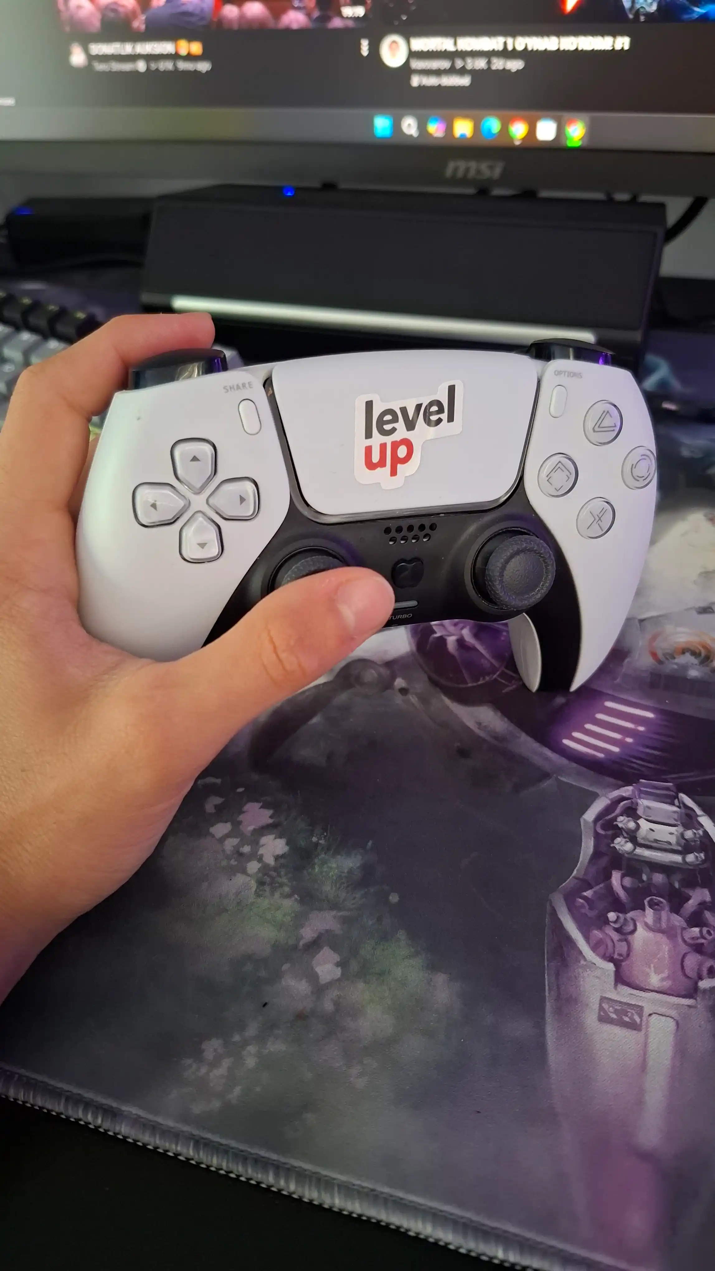 Joystik PS4, Android, iOS, PC uchun simsiz PS4 geympad, joystik