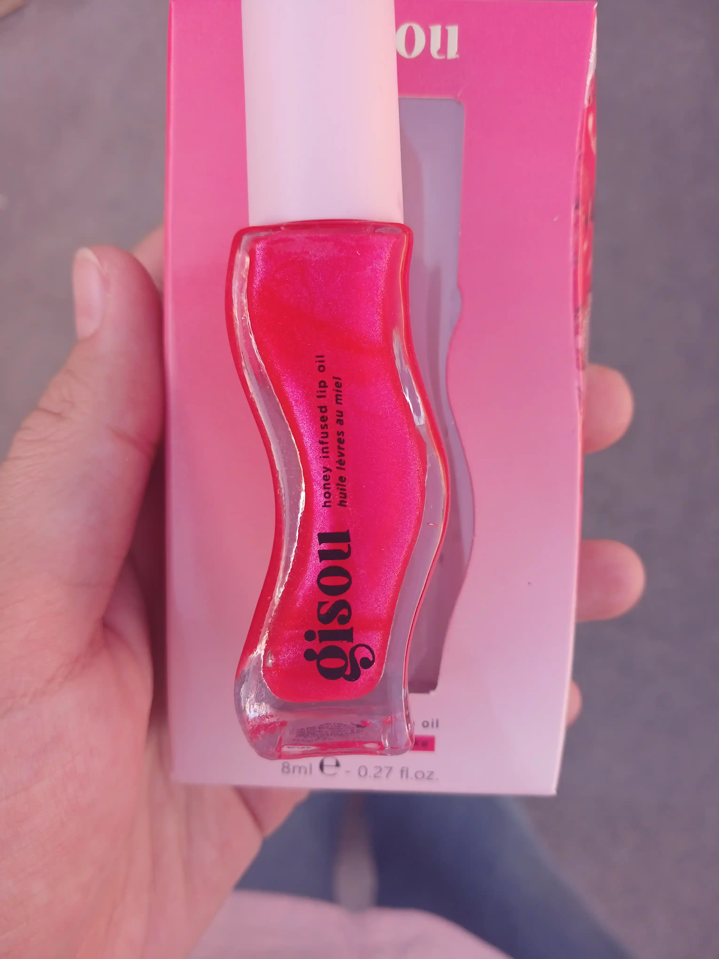 Gisou Honey – Lab uchun blesk, namlantiruvchi moy, 8ml