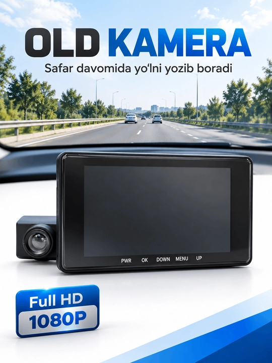 Avtomobil videoregistratori — 3 kamerali