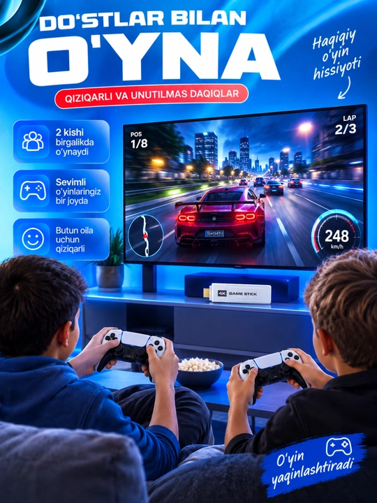 M15 Plus o'yin konsoli 20 000+ o'yinlar bilan, playstation va ps 1 o'yin pristavkasi