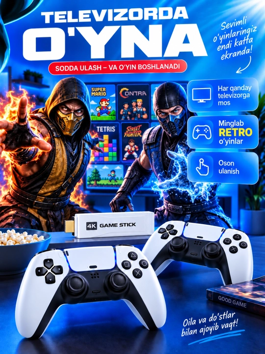 M15 Plus o'yin konsoli 20 000+ o'yinlar bilan, playstation va ps 1 o'yin pristavkasi