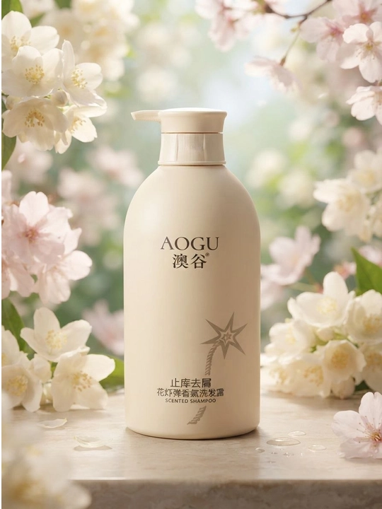 AOGU Flower Bomb soch shampun konditsioneri, gul iforli, barcha turdagi sochlar uchun - 