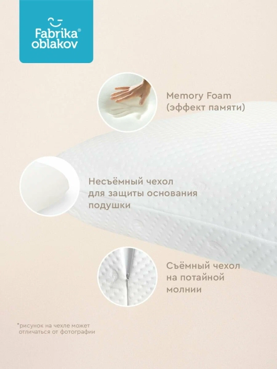 "Klassik" ortopedik yostig‘i Memory Foam xotira effektiga ega Bulutlar fabrikasi