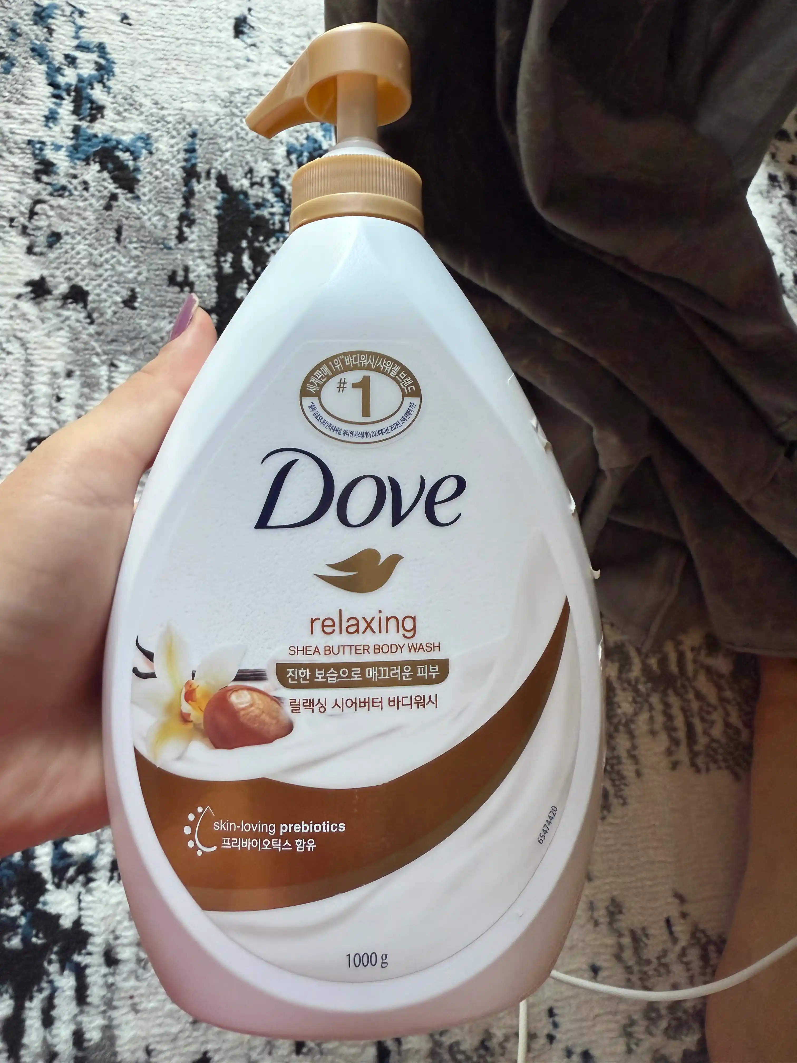 Гель для душа Dove Body Wash, 1000 г, увлажняющий для чувствительной и сухой кожи