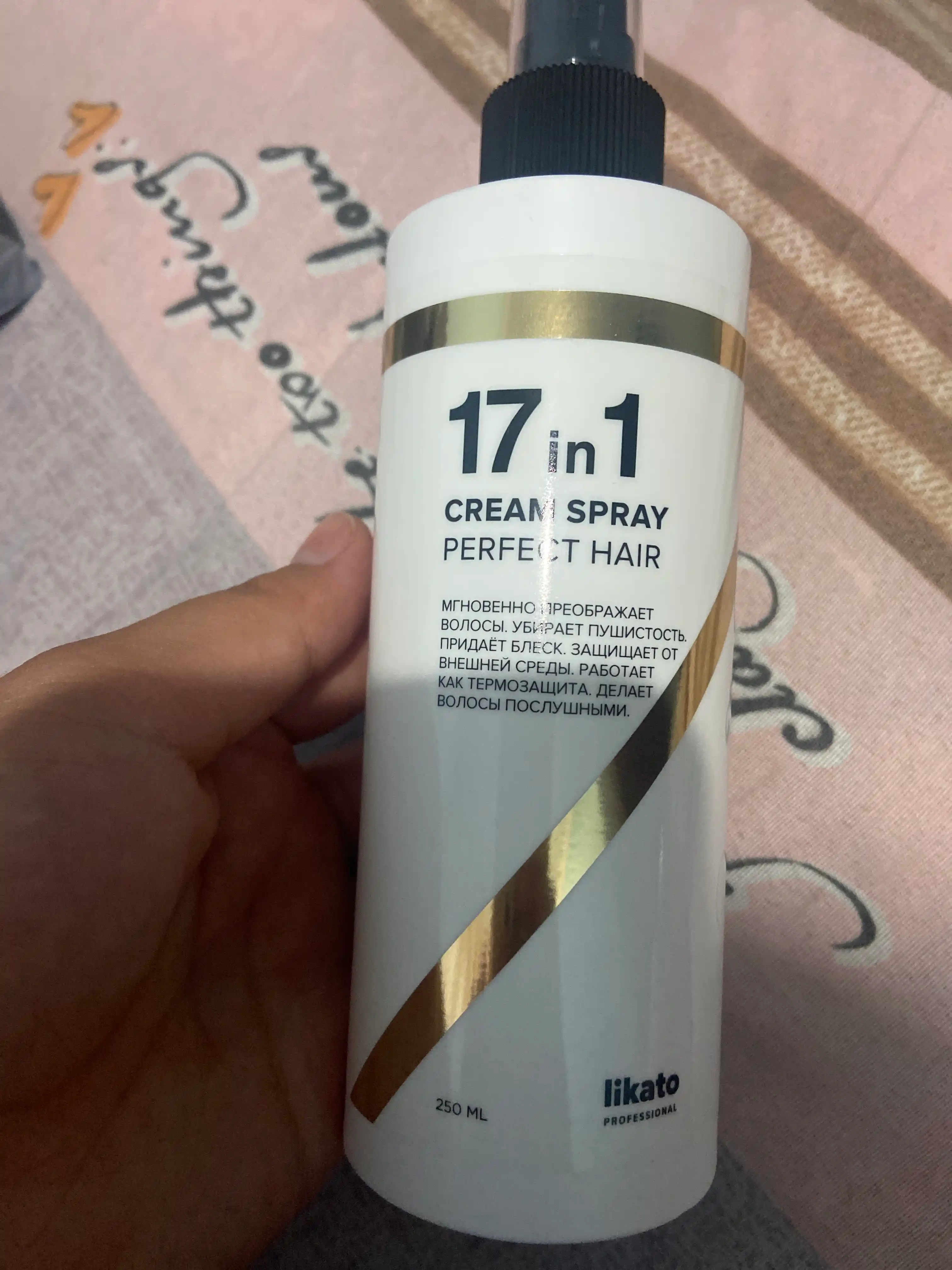 Spray soch kremi, 17 tasi 1 da, Likato, ko'p funktsiyali, termal himoya, 250 ml, 799862