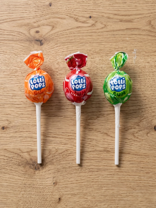 Конфеты Roshen Lollipops, фруктовый микс 900 г