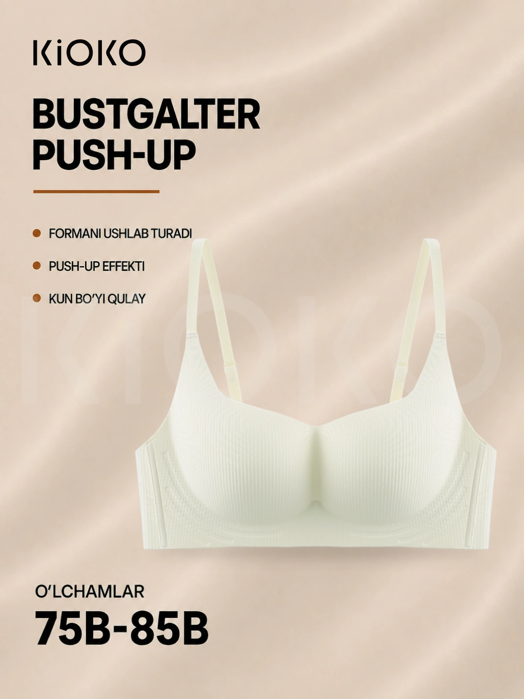 Ayollar byustgalteri Kioko, lifchik push up,bezgaltir ayollar uchun