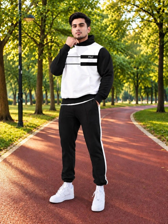 Erkaklar uchun ikkitalik kostyum, to‘plam: jogger va xudi - 