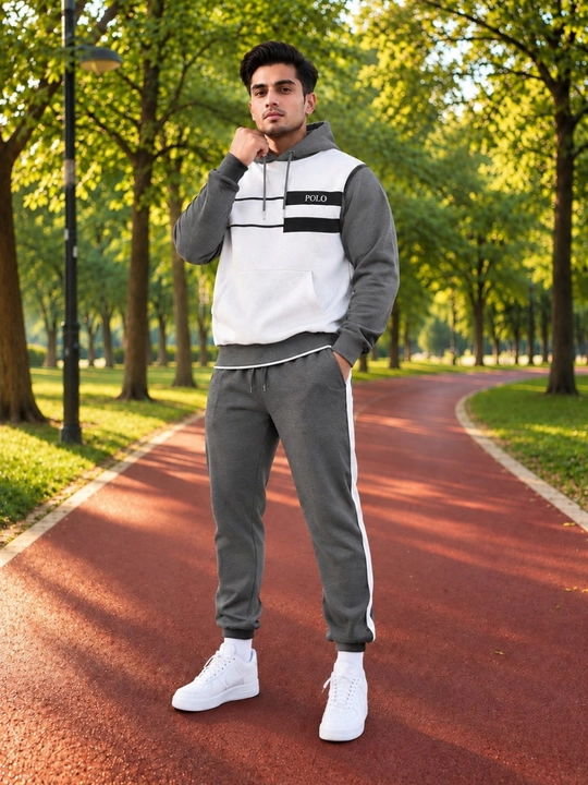 Erkaklar uchun ikkitalik kostyum, to‘plam: jogger va xudi - 
