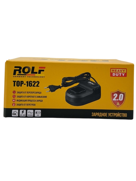 Зарядное устройство ROLF TOP-1622, 17 В, 2 А, для аккумуляторов электроинструмента