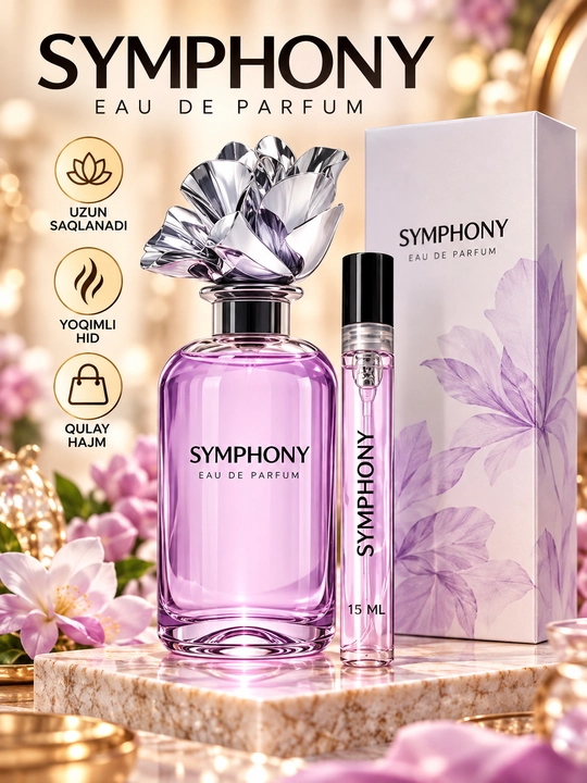 Premium parfyum to‘plami — 5 xil hid, 15 ml