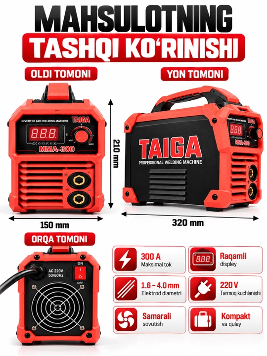 Taiga payvantlash apparati