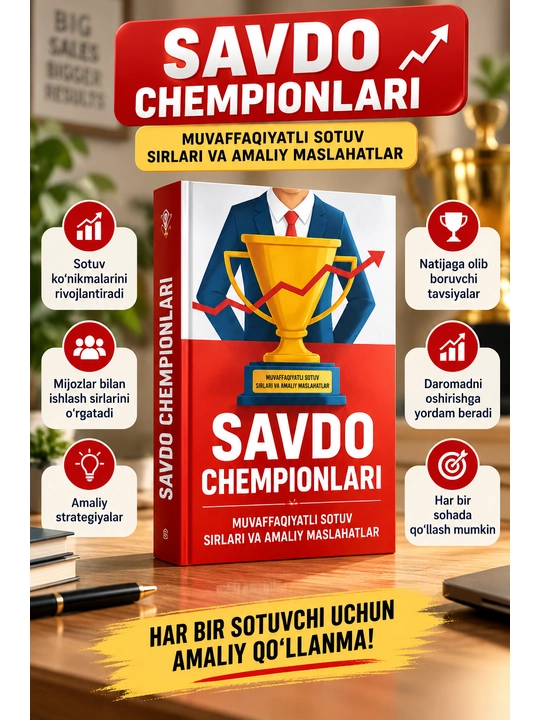 Savdo chempionlari — Muvaffaqiyatli sotuv sirlari va amaliy maslahatlar