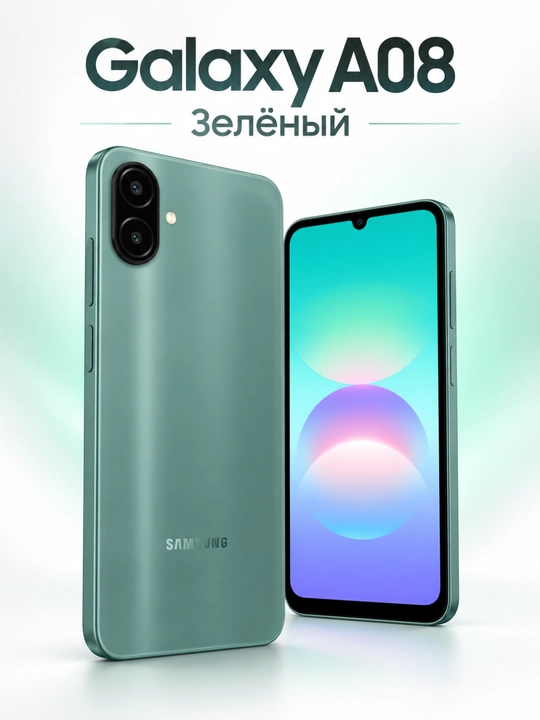 Samsung Galaxy A08 128GB smartfon, katta ekran, kamera, Android, Dual SIM