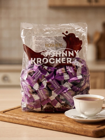 Konfetlar Roshen Johnny Krocker, sutli, 1 kg - 