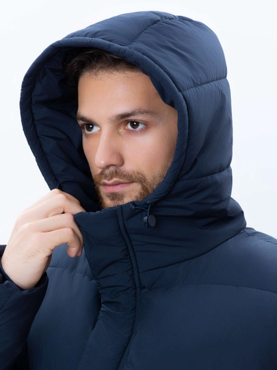 TERRA PRO erkaklar uchun uzun kapyushonli issiq kurtka AW24CR1-12-21057