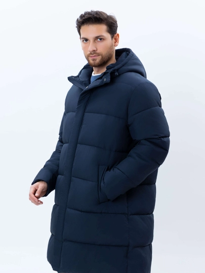 TERRA PRO erkaklar uchun uzun kapyushonli issiq kurtka AW24CR1-12-21057