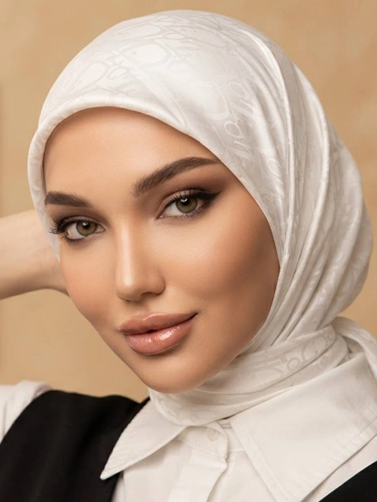 Ayollar va qizlar uchun ipak ro‘mol Dior, sovg‘a, hijob 95 x 95 sm