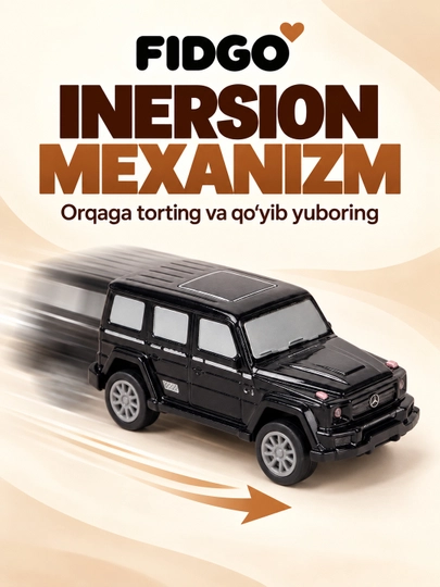 Набор металлических машинок FIDGO, инерционные, 12–70 штук