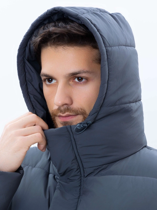 TERRA PRO erkaklar uchun uzun kapyushonli issiq kurtka AW24CR1-12-21057