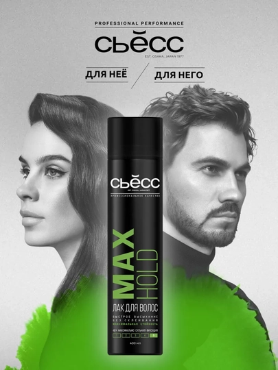 Лак для волос SYOSS Max Hold , сильная фиксация, экстра фиксация 400 мл