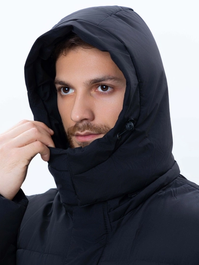 TERRA PRO erkaklar uchun uzun kapyushonli issiq kurtka AW24CR1-12-21057