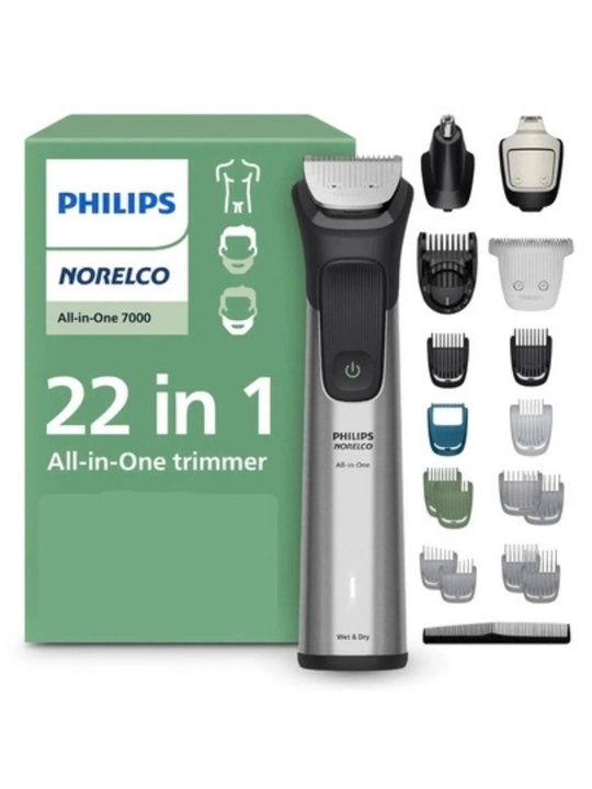 Philips MG7965/49 Series 7000 multitrimmeri, 22 tasi 1 da, yuz, soch va tana uchun