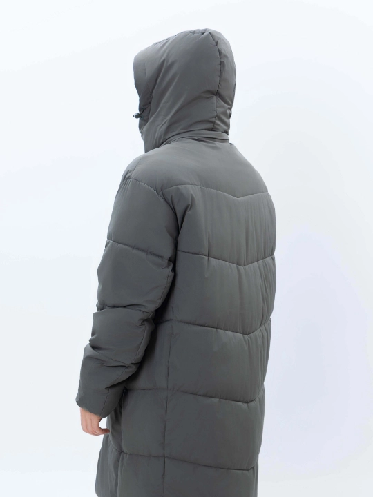 TERRA PRO erkaklar uchun uzun kapyushonli issiq kurtka AW24CR1-12-21057